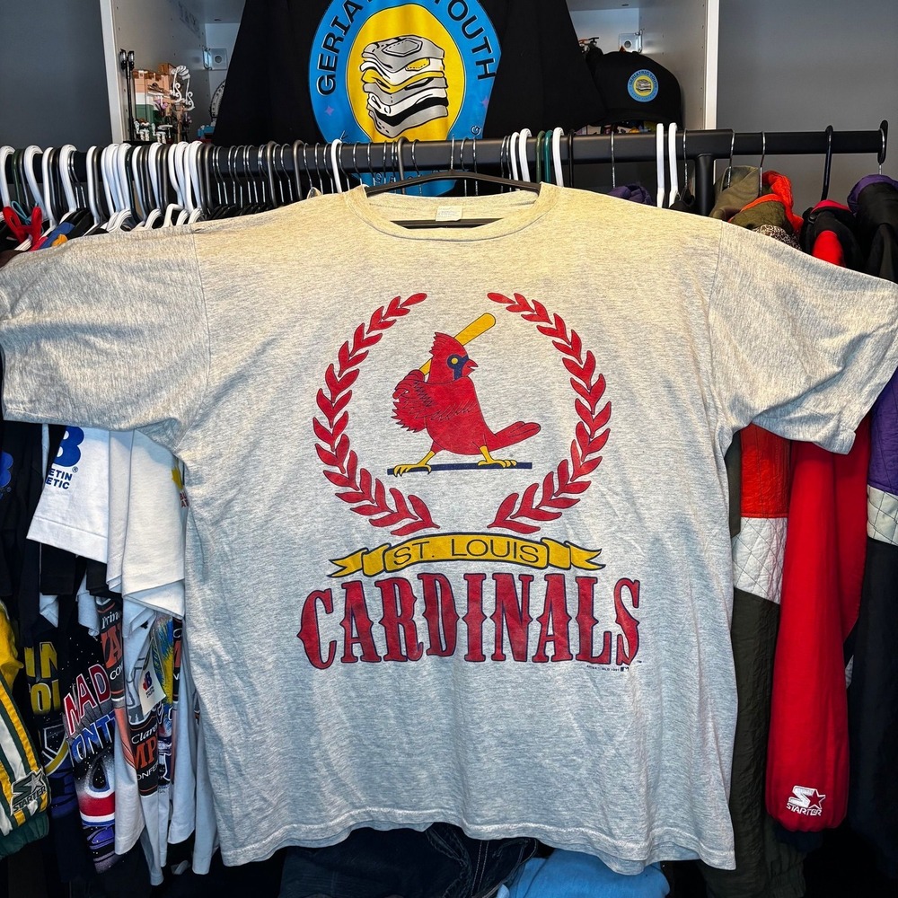 Vintage 1991 St. Louis Cardinals MLB Single Stitch T-Shirt USA Made Artex